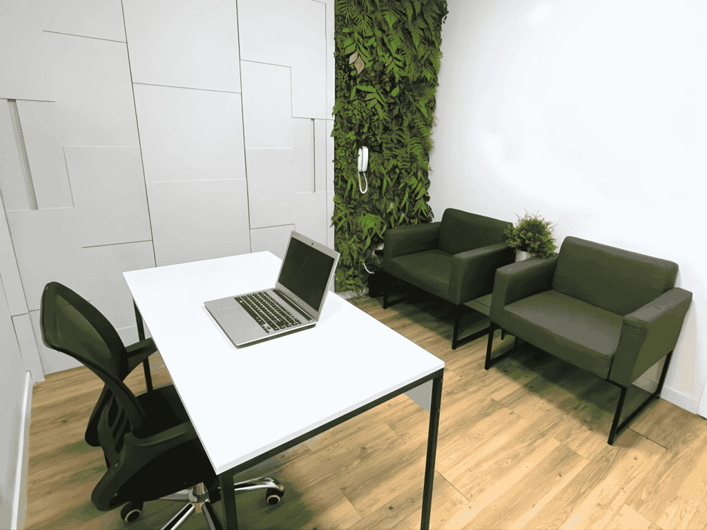 Recepção da unidade Viiwork São Caetano, com ambiente profissional e atendimento para empresas e escritórios virtuais