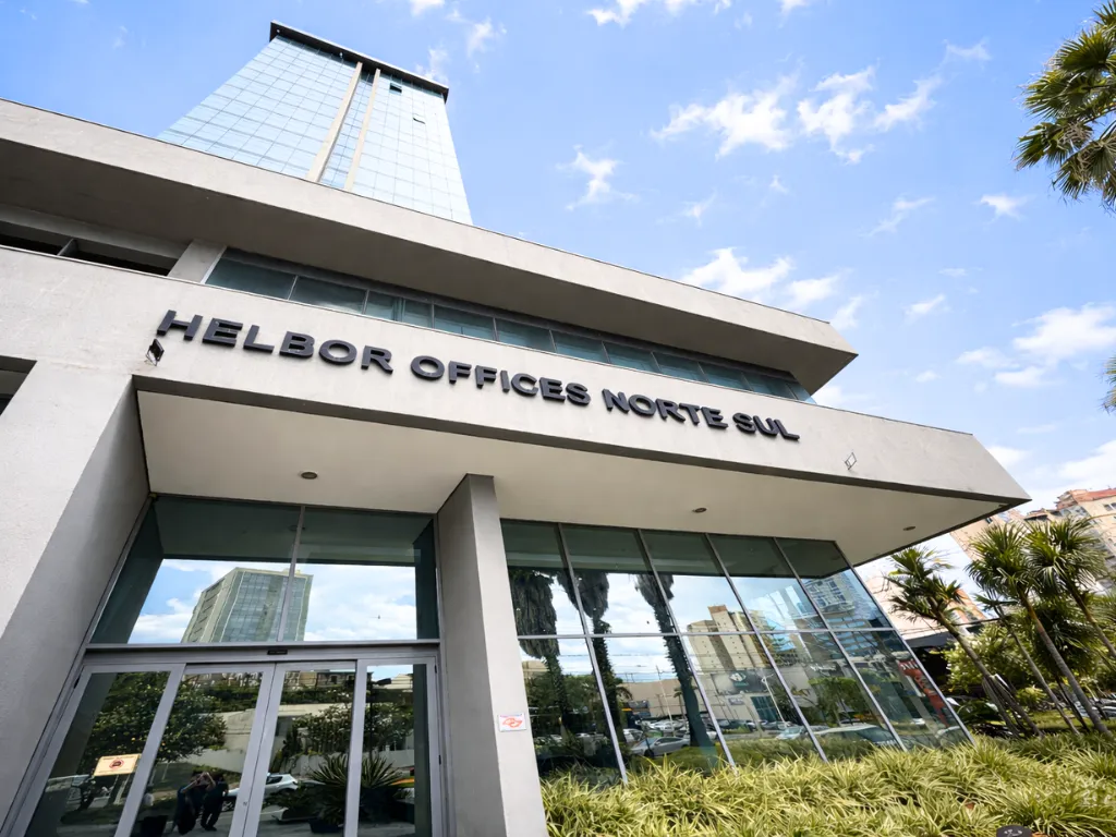 Prédio Helbor Offices Norte Sul no bairro Cambuí em Campinas onde será a unidade da Viiwork Coworking e Escritório Virtual